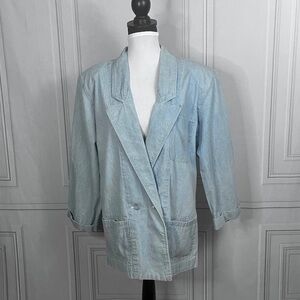 Denim blazer